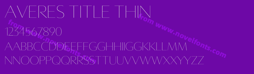 Averes Title ThinPreview Averes Title ThinPreview
