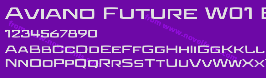 Aviano Future W01 BoldPreview Aviano Future W01 BoldPreview