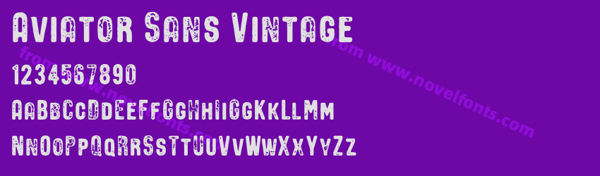 Aviator Sans VintagePreview Aviator Sans VintagePreview