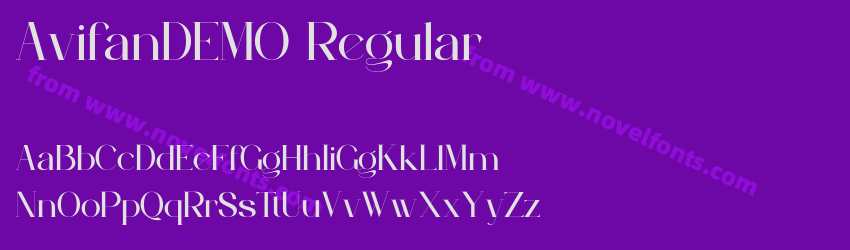 AvifanDEMO RegularPreview AvifanDEMO RegularPreview