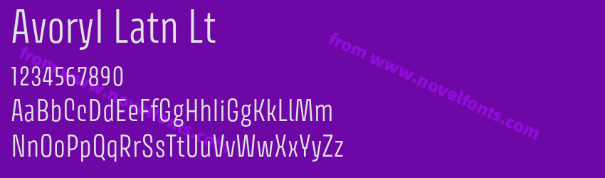 AvoryI Latn LtPreview AvoryI Latn LtPreview