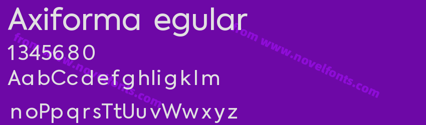 Axiforma RegularPreview
