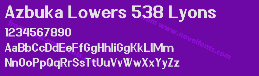 Azbuka Lowers 538 LyonsPreview