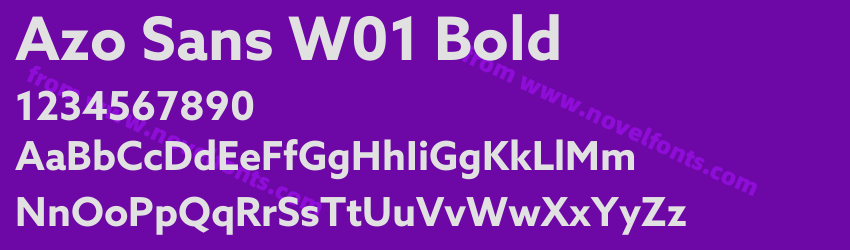 Azo Sans W01 BoldPreview Azo Sans W01 BoldPreview