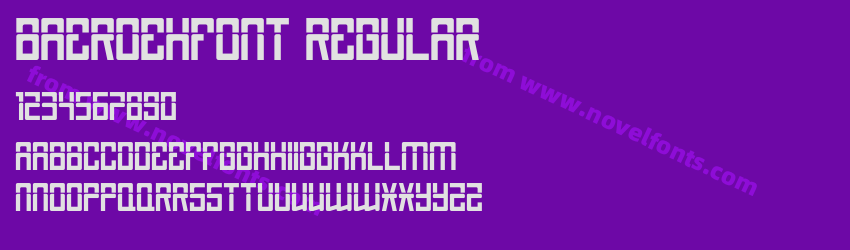 BAEROEHFONT RegularPreview