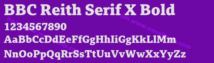 BBC Reith Serif X BoldPreview