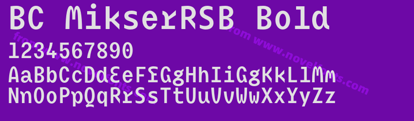 BC MikserRSB BoldPreview