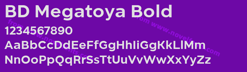 BD Megatoya BoldPreview BD Megatoya BoldPreview