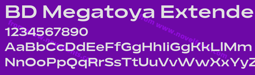 BD Megatoya Extended BoldPreview BD Megatoya Extended BoldPreview