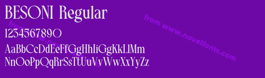 BESONI RegularPreview BESONI RegularPreview