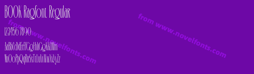 BOOK Ragfont RegularPreview BOOK Ragfont RegularPreview