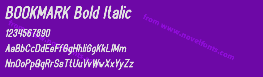 BOOKMARK Bold ItalicPreview