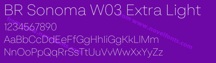 BR Sonoma W03 Extra LightPreview BR Sonoma W03 Extra LightPreview
