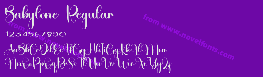 Babylone RegularPreview