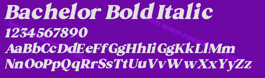 Bachelor Bold ItalicPreview Bachelor Bold ItalicPreview