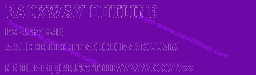 Backway OutlinePreview Backway OutlinePreview