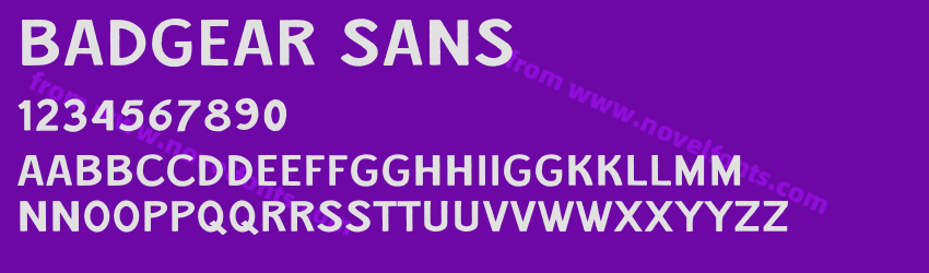 Badgear SansPreview Badgear SansPreview