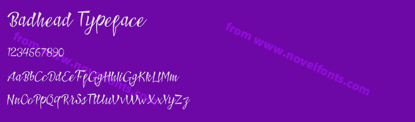 Badhead TypefacePreview Badhead TypefacePreview