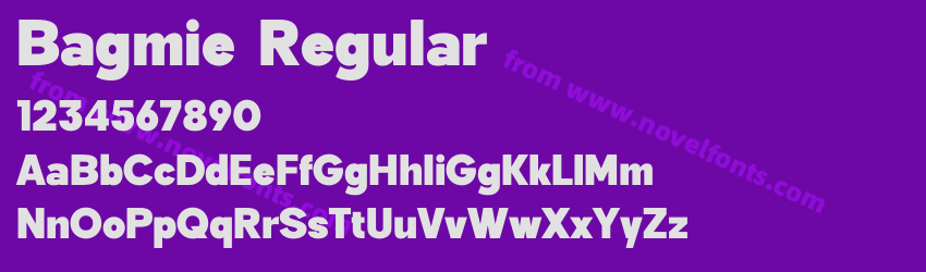 Bagmie RegularPreview Bagmie RegularPreview