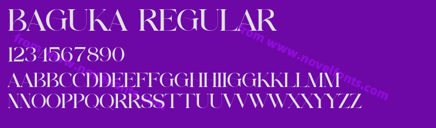 Baguka RegularPreview Baguka RegularPreview