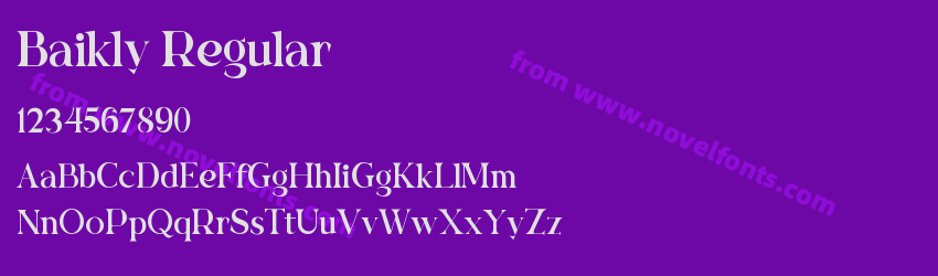 Baikly RegularPreview