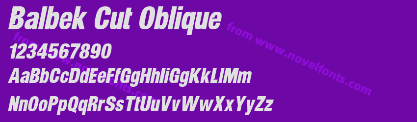 Balbek Cut ObliquePreview Balbek Cut ObliquePreview