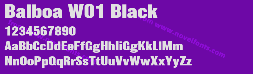 Balboa W01 BlackPreview