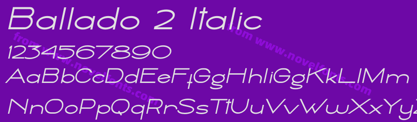 Ballado 2 ItalicPreview Ballado 2 ItalicPreview