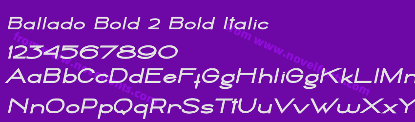 Ballado Bold 2 Bold ItalicPreview Ballado Bold 2 Bold ItalicPreview
