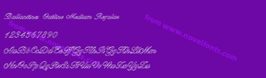 Ballantines Outline Medium RegularPreview Ballantines Outline Medium RegularPreview