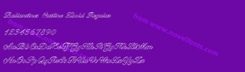 Ballantines Outline Xbold RegularPreview
