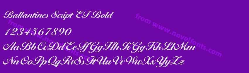 Ballantines Script EF BoldPreview