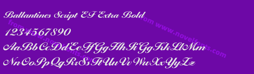 Ballantines Script EF Extra BoldPreview Ballantines Script EF Extra BoldPreview
