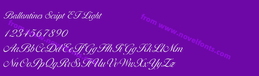 Ballantines Script EF LightPreview