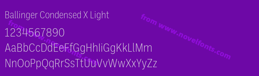 Ballinger Condensed X LightPreview