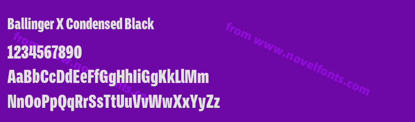 Ballinger X Condensed BlackPreview Ballinger X Condensed BlackPreview