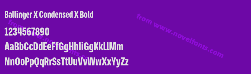 Ballinger X Condensed X BoldPreview Ballinger X Condensed X BoldPreview