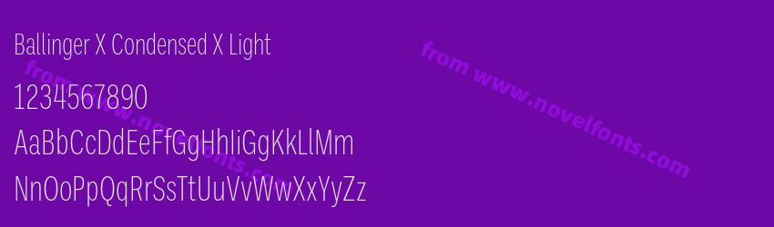 Ballinger X Condensed X LightPreview Ballinger X Condensed X LightPreview