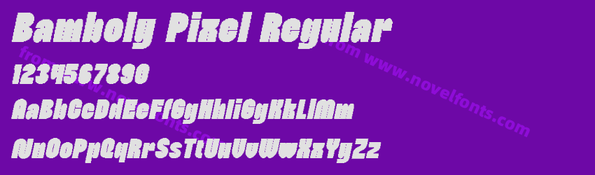 Bamboly Pixel RegularPreview