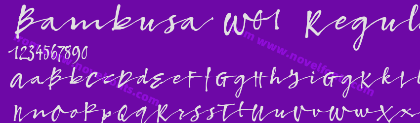 Bambusa W01 RegularPreview Bambusa W01 RegularPreview