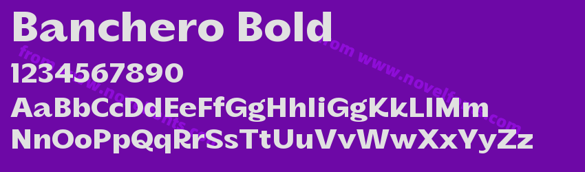 Banchero BoldPreview