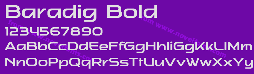 Baradig BoldPreview Baradig BoldPreview