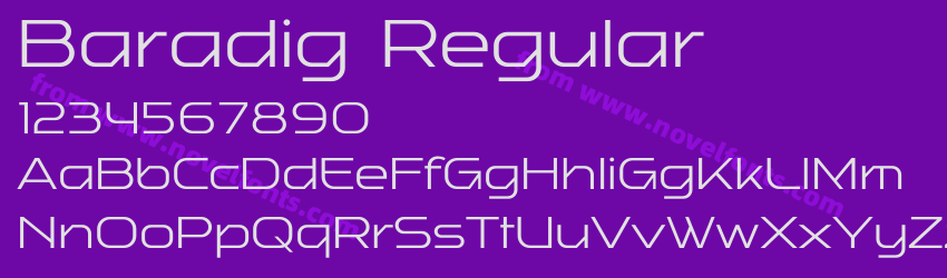 Baradig RegularPreview Baradig RegularPreview