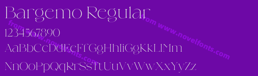 Bargemo RegularPreview