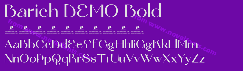 Barich DEMO BoldPreview Barich DEMO BoldPreview