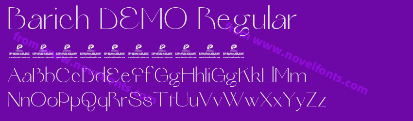 Barich DEMO RegularPreview Barich DEMO RegularPreview