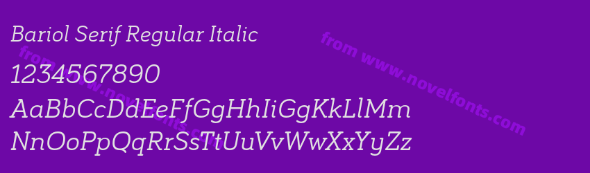 Bariol Serif Regular ItalicPreview Bariol Serif Regular ItalicPreview