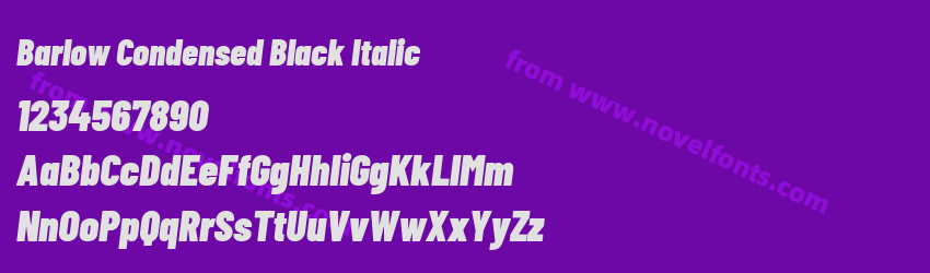 Barlow Condensed Black ItalicPreview Barlow Condensed Black ItalicPreview
