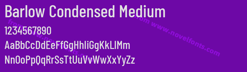 Barlow Condensed MediumPreview