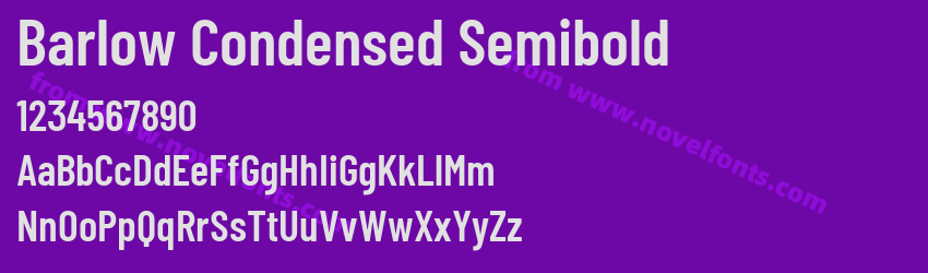 Barlow Condensed SemiboldPreview Barlow Condensed SemiboldPreview
